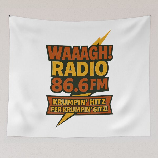 Item preview, WAAAGH!!! Radio! Krumpin’ Hitz! designed and sold by AnriAlbright.