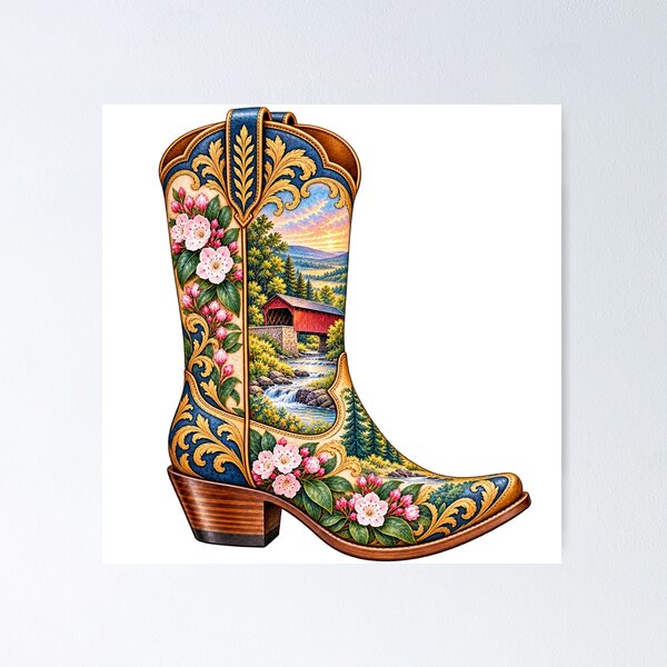 Item preview, Pennsylvania Cowboy Boot designed and sold by Whimspired By Paxx.