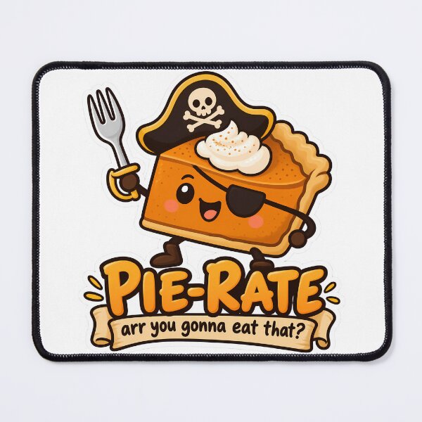 Item preview, Pie-Rate Pumpkin Pie Pirate Thanksgiving designed and sold by Mordenrox.