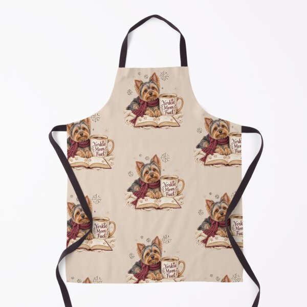 Item preview, Yorkie Winter Dog Mom Books and Coffee designed and sold by Cute & Sassy Custom Gifting Boutiques.