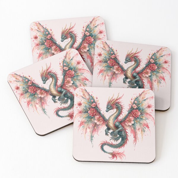 Item preview, Floral Dragon designed and sold by cbfineart.