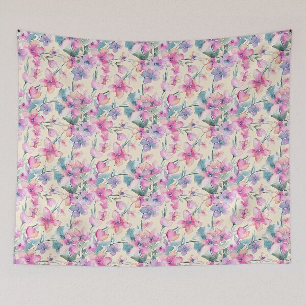 Item preview, watercolor floral art designed and sold by cutecrazytshirt.