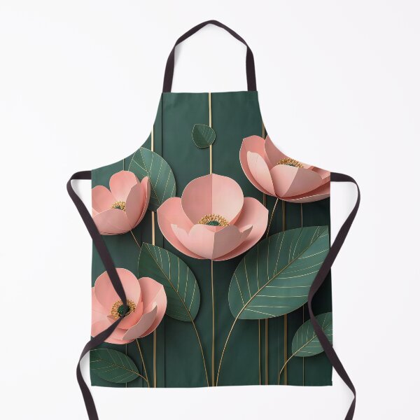 Item preview, Art Deco Emerald and Blush Botanical, Part 1 designed and sold by Vicky Brago-Mitchell®.