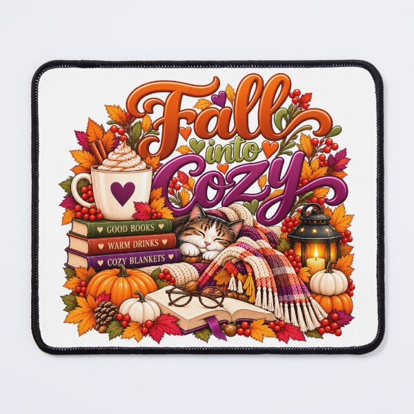 Item preview, Fall Into Cozy — Autumn Cozy Lifestyle designed and sold by GL Digital Artwork .