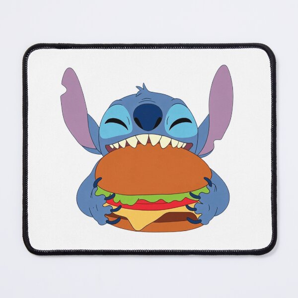 Item preview, Stitch Eating Burger designed and sold by wingoo22.