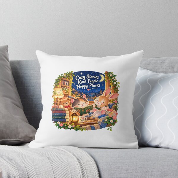 Item preview, Cozy Stories Kind People Happy Places designed and sold by ManaBloom.
