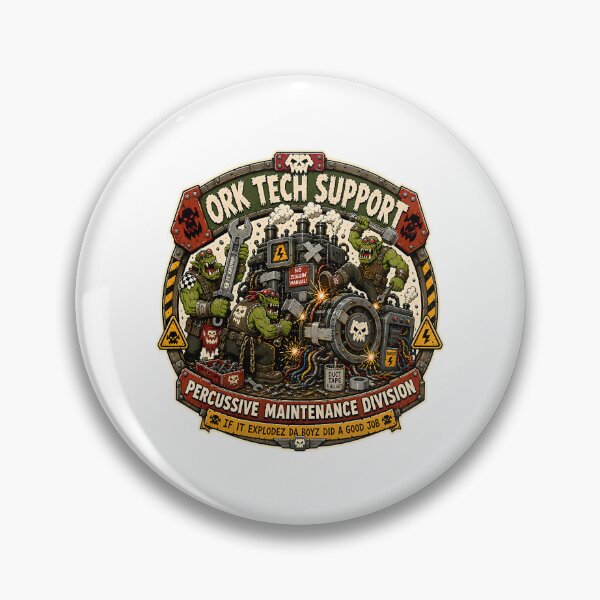 Item preview, Ork Tech Support Percussive Maintenance designed and sold by AnriAlbright.