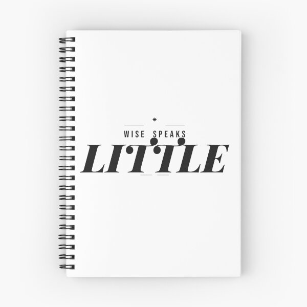 Item preview, WISE SPEAKS LITTLE Quiet Luxury Elegant Wisdom Quote designed and sold by Quiet Wisdom.