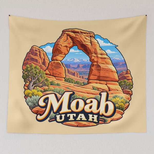 Item preview, Moab, Utah - Red Rock Desert Arch designed and sold by Myra365Art.