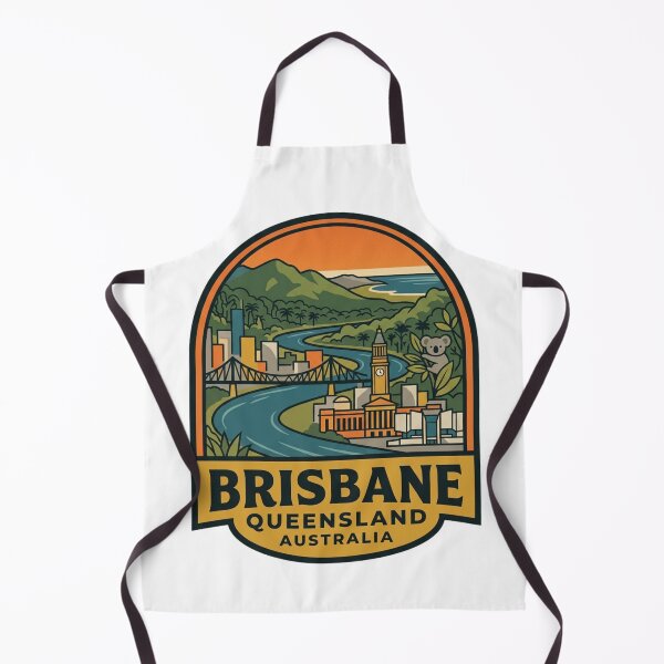 Item preview, Brisbane Queensland Australia Story Bridge Koala Retro Travel Badge    designed and sold by raedattia.