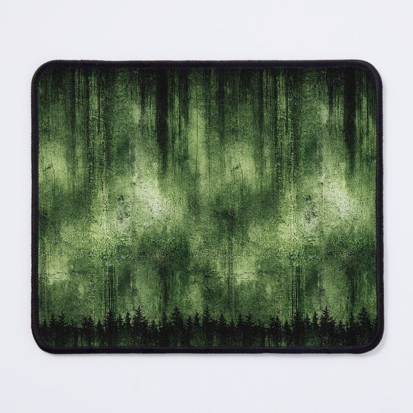 Item preview, Misty Forest Silhouette on Gritty Green Wall designed and sold by Piotrek0001.