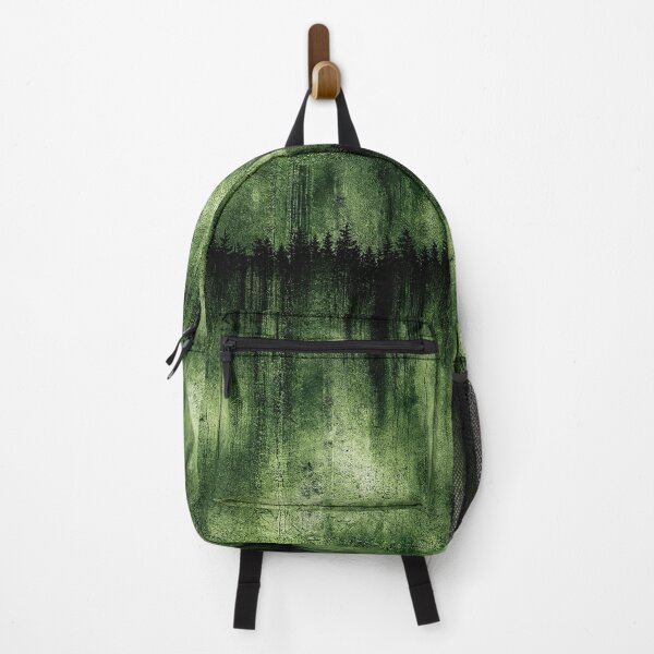 Item preview, Misty Forest Silhouette on Gritty Green Wall designed and sold by Piotrek0001.