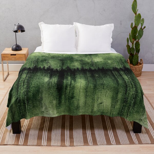 Item preview, Misty Forest Silhouette on Gritty Green Wall designed and sold by Piotrek0001.