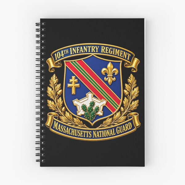 Item preview, Army - 104th Infantry Regiment - Massachusetts National Guard - DUI - 1930 - 3D - Enhanced designed and sold by Military Insignia Products.