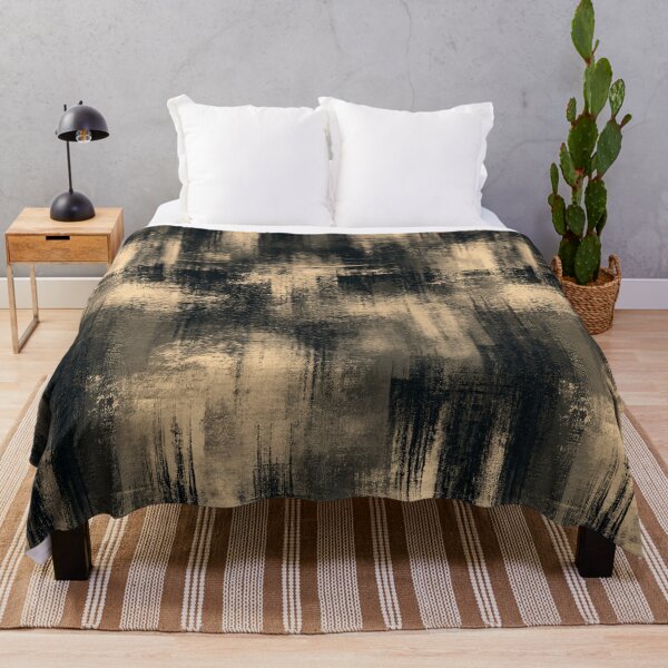 Item preview, Abstract Sepia and Charcoal Block Texture designed and sold by Piotrek0001.