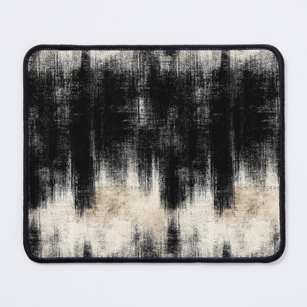 Item preview, Inky Black and White Raw Canvas Texture designed and sold by Piotrek0001.