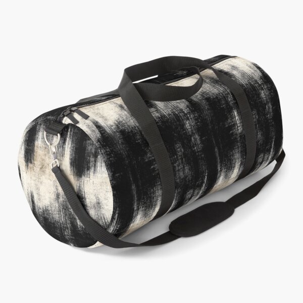 Item preview, Inky Black and White Raw Canvas Texture designed and sold by Piotrek0001.