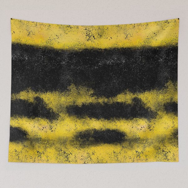 Item preview, Asphalt Black and Yellow Hazard Spray Art designed and sold by Piotrek0001.