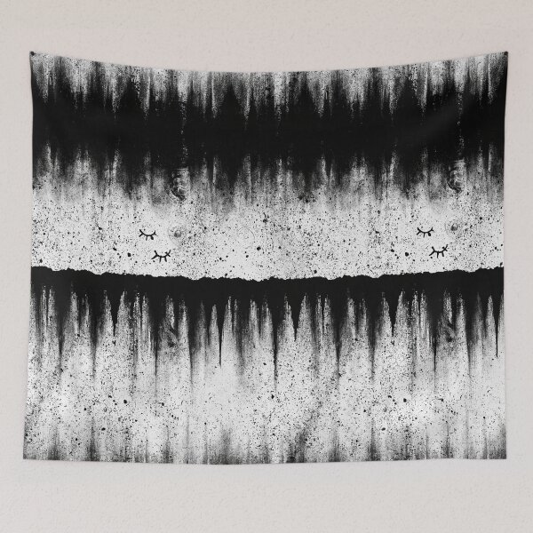 Item preview, Distressed Monochrome Stencil Drip Texture designed and sold by Piotrek0001.