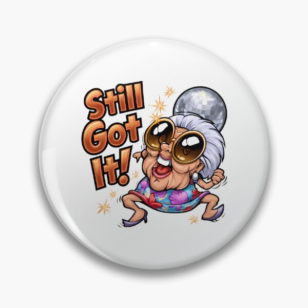 Item preview, Disco Dancing Grandma  designed and sold by Retro Whimsy.