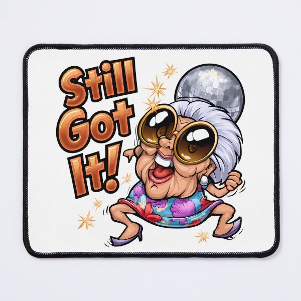 Item preview, Disco Dancing Grandma  designed and sold by Retro Whimsy.
