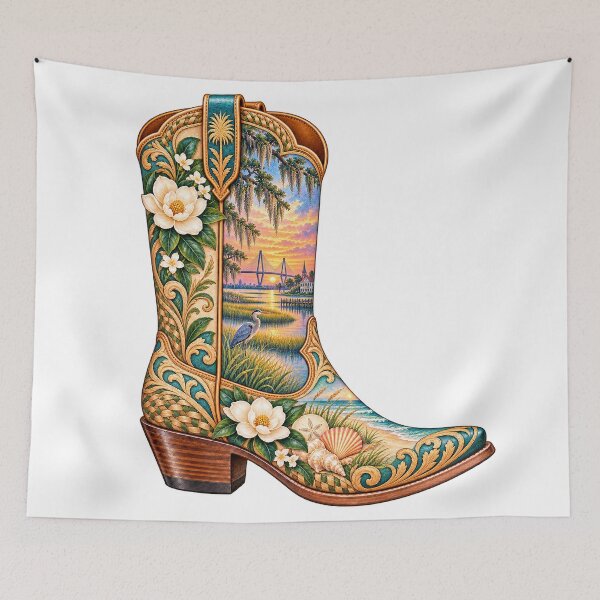 Item preview, South Carolina Cowboy Boot designed and sold by Whimspired By Paxx.