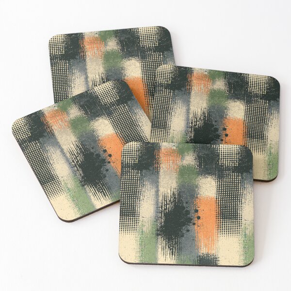 Item preview, Urban Military Green Halftone Grunge Pattern designed and sold by Piotrek0001.