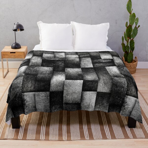 Item preview, Woven Monochrome Industrial Block Pattern designed and sold by Piotrek0001.