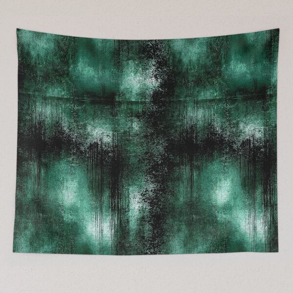 Item preview, Deep Teal Patina Wall with Charcoal Edges designed and sold by Piotrek0001.
