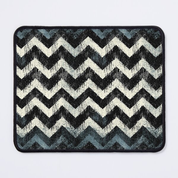 Item preview, Monochrome Urban Chevron Stripe Grunge Art designed and sold by Piotrek0001.