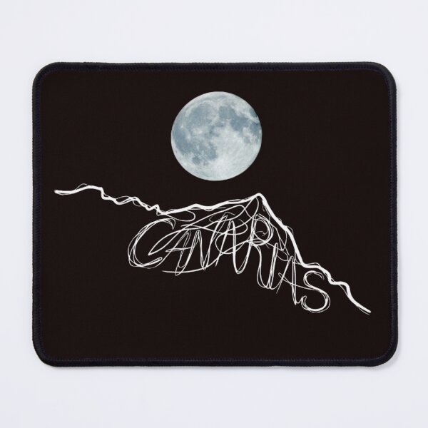 Item preview, Canary Islands Teide Silhouette & Full Moon - Minimalist Line Art designed and sold by EfectoCreativo.