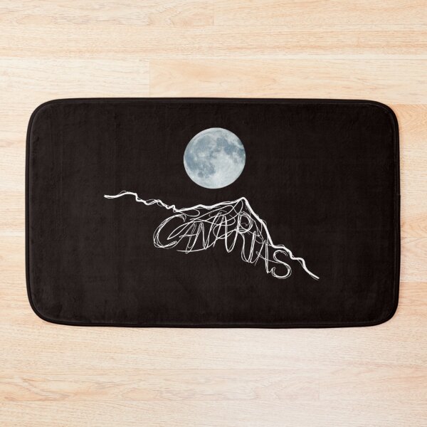 Item preview, Canary Islands Teide Silhouette & Full Moon - Minimalist Line Art designed and sold by EfectoCreativo.
