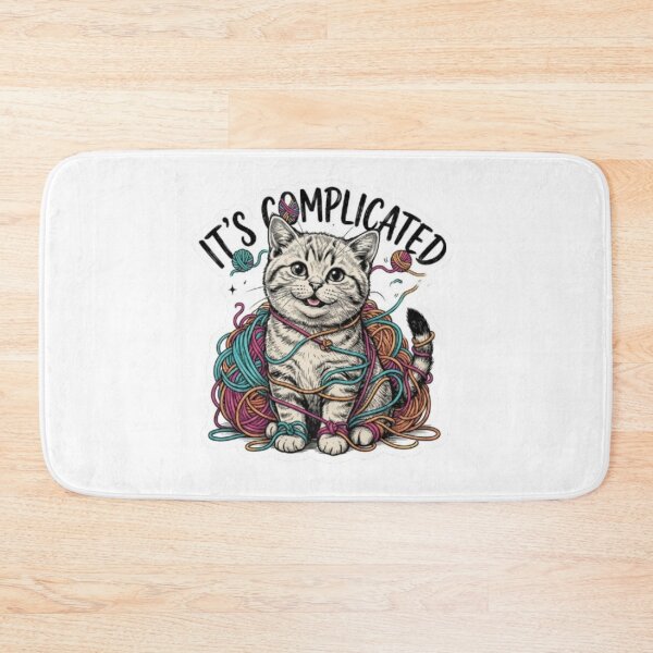 Item preview, It's Complicated Cat designed and sold by PrintforDesign.
