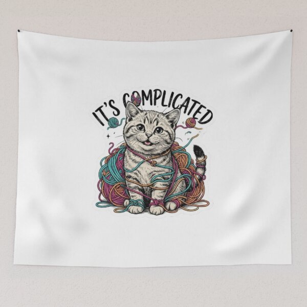 Item preview, It's Complicated Cat designed and sold by PrintforDesign.