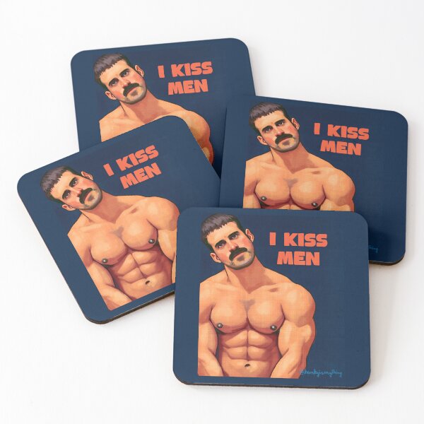 Item preview, I Kiss Men designed and sold by Hunkyismything.
