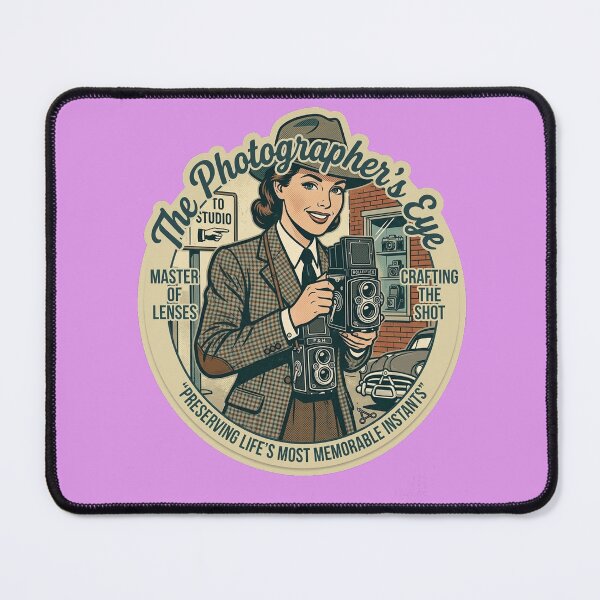 Item preview, Copy of The Photographer's Eye - Vintage 1950s Retro Photographer Badge designed and sold by AgdBol.