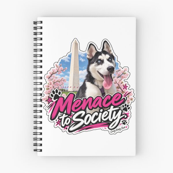 Item preview, Menace To Society | Crazy Husky Chick designed and sold by Crazyhuskychick.