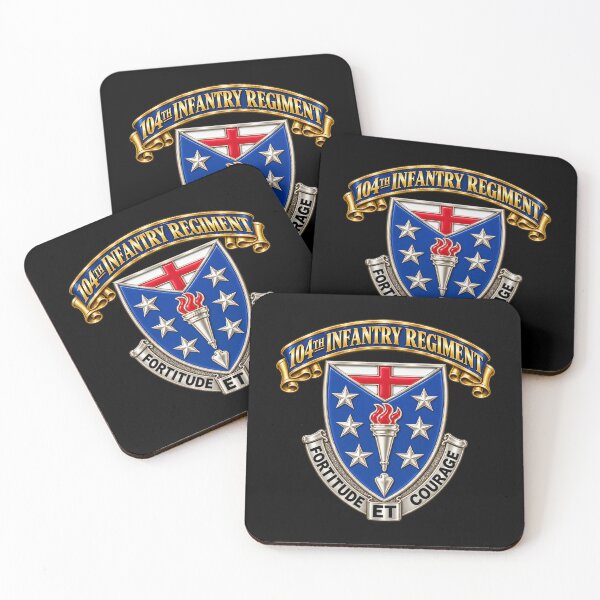 Item preview, Army - 104th Infantry Regiment - DUI - 3D - Enhanced designed and sold by Military Insignia Products.