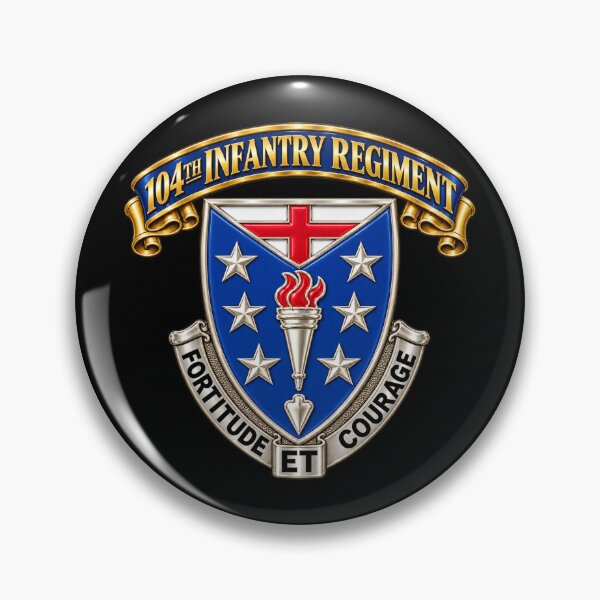 Item preview, Army - 104th Infantry Regiment - DUI - 3D - Enhanced designed and sold by Military Insignia Products.