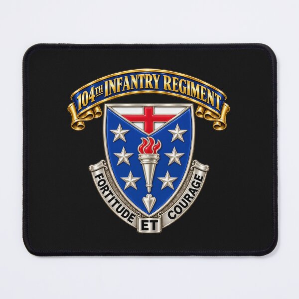 Item preview, Army - 104th Infantry Regiment - DUI - 3D - Enhanced designed and sold by Military Insignia Products.
