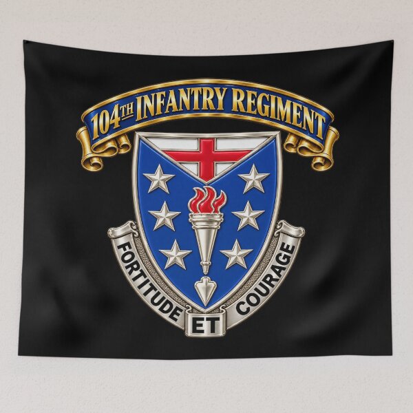 Item preview, Army - 104th Infantry Regiment - DUI - 3D - Enhanced designed and sold by Military Insignia Products.