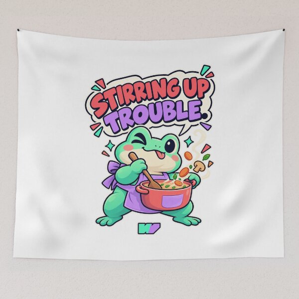 Item preview, Stirring Up Trouble With Chef Frog designed and sold by eWproject.