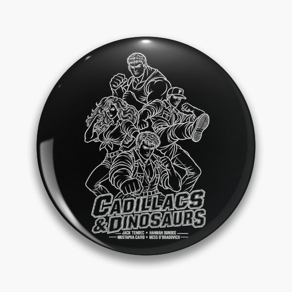 Item preview, Cadillacs and Dinosaurs – Line art designed and sold by Philip-p22.