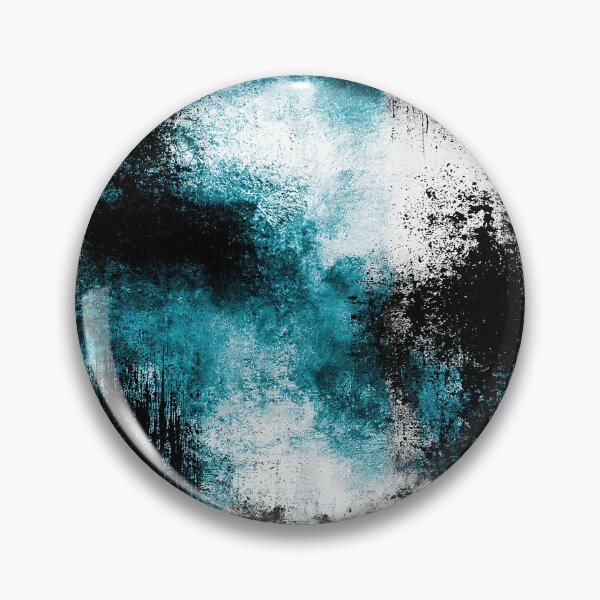 Item preview, Electric Teal and Black Urban Spray Texture designed and sold by Piotrek0001.