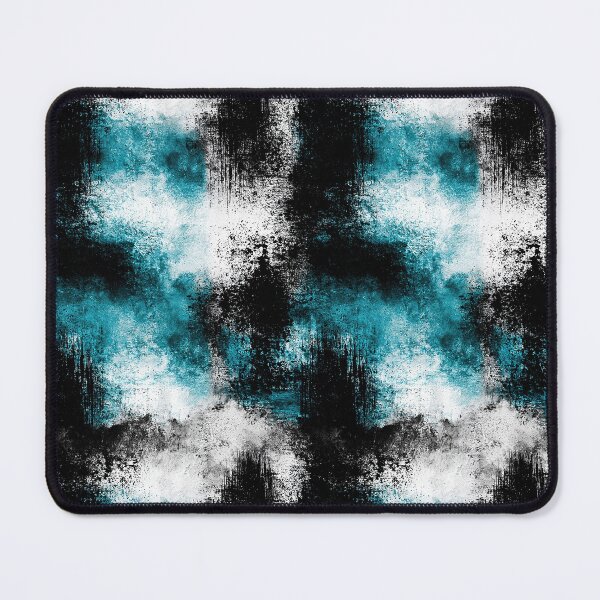 Item preview, Electric Teal and Black Urban Spray Texture designed and sold by Piotrek0001.
