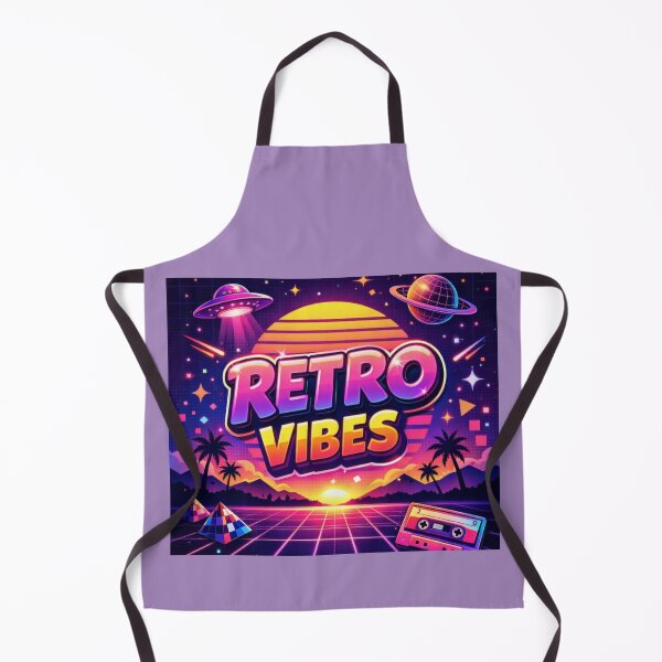 Item preview, Retro Vibes Neon Sunset designed and sold by Dew Drop Designs.