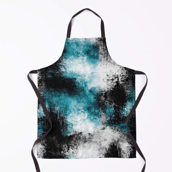Item preview, Electric Teal and Black Urban Spray Texture designed and sold by Piotrek0001.