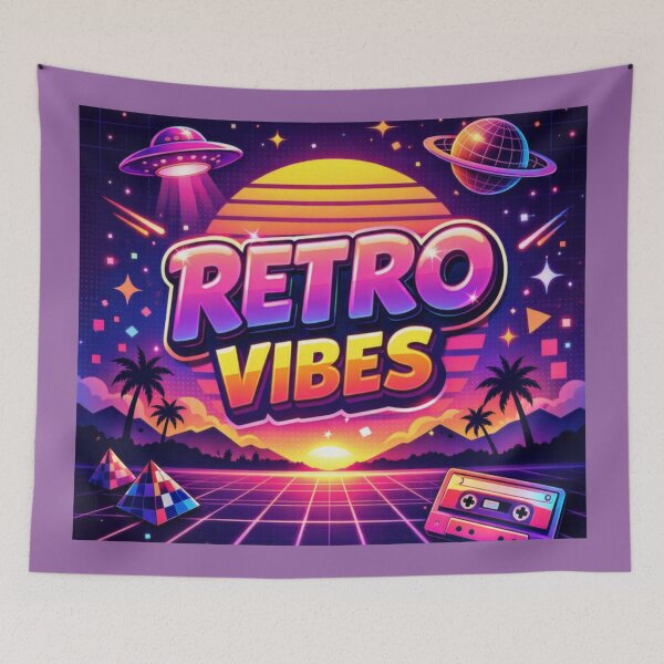 Item preview, Retro Vibes Neon Sunset designed and sold by Dew Drop Designs.