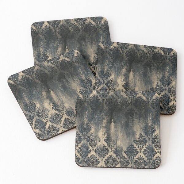 Item preview, Weathered Gothic Damask on Charred Metal designed and sold by Piotrek0001.