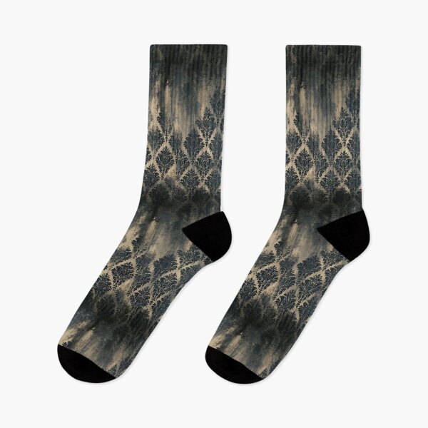 Item preview, Weathered Gothic Damask on Charred Metal designed and sold by Piotrek0001.